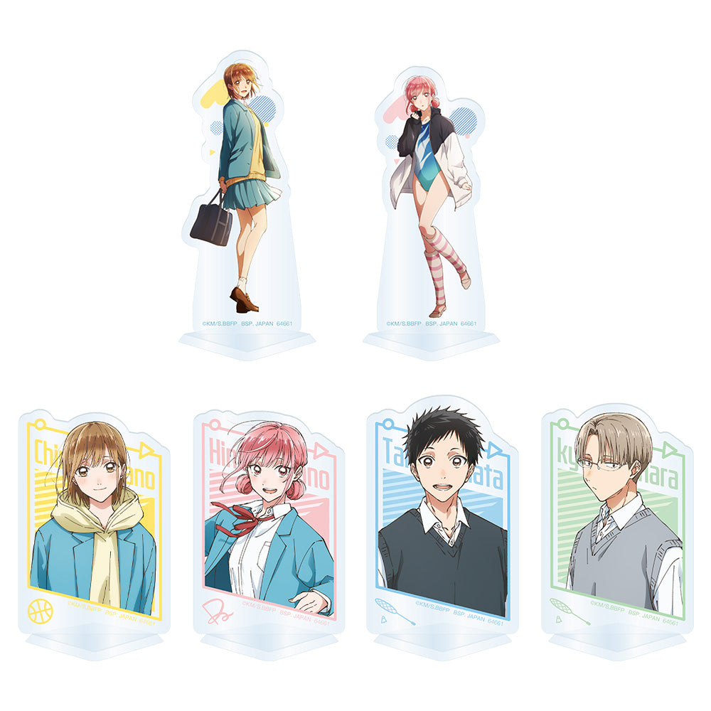 Ichiban Kuji Ao no Hako Prize E Acrylic Stand Set - Mandorama