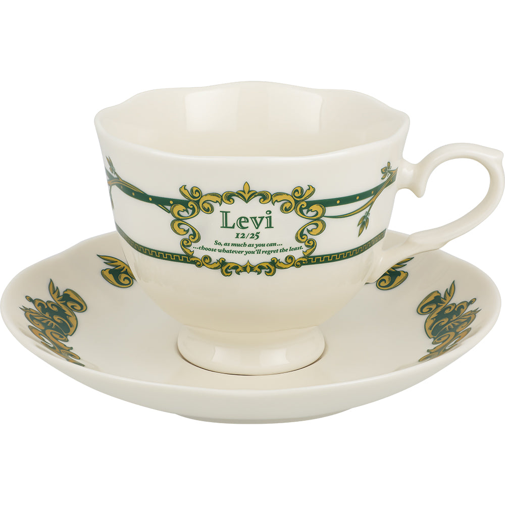 Ichiban Kuji Attack on Titan Prize D Teacup & Saucer Set ~Levi Model~ - Mandorama