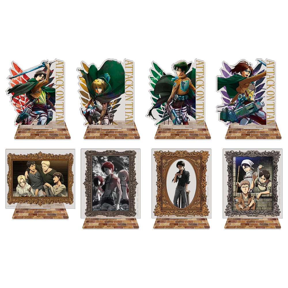 Ichiban Kuji Attack on Titan Prize F Acrylic Stand Set B - Mandorama