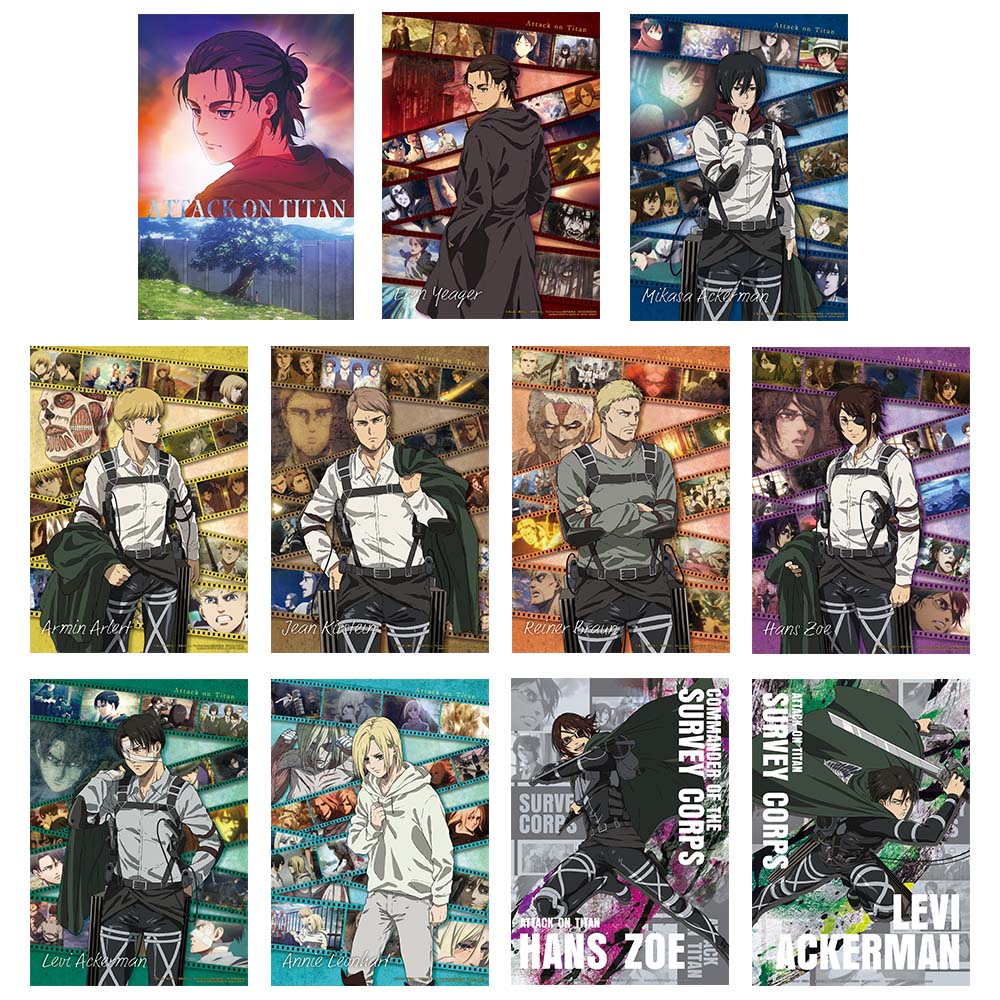 Ichiban Kuji Attack on Titan Prize G Clear Poster - Mandorama
