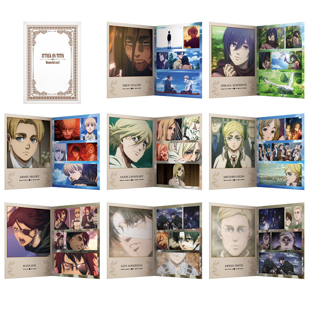 Ichiban Kuji Attack on Titan Prize G Memorial Card ~The Conclusion~ - Mandorama