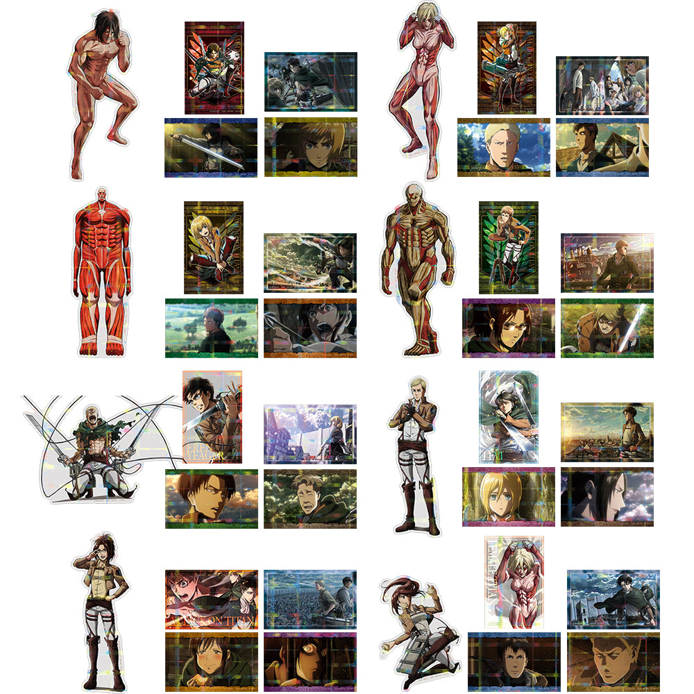 Ichiban Kuji Attack on Titan Prize H Hologram Sticker Set B - Mandorama