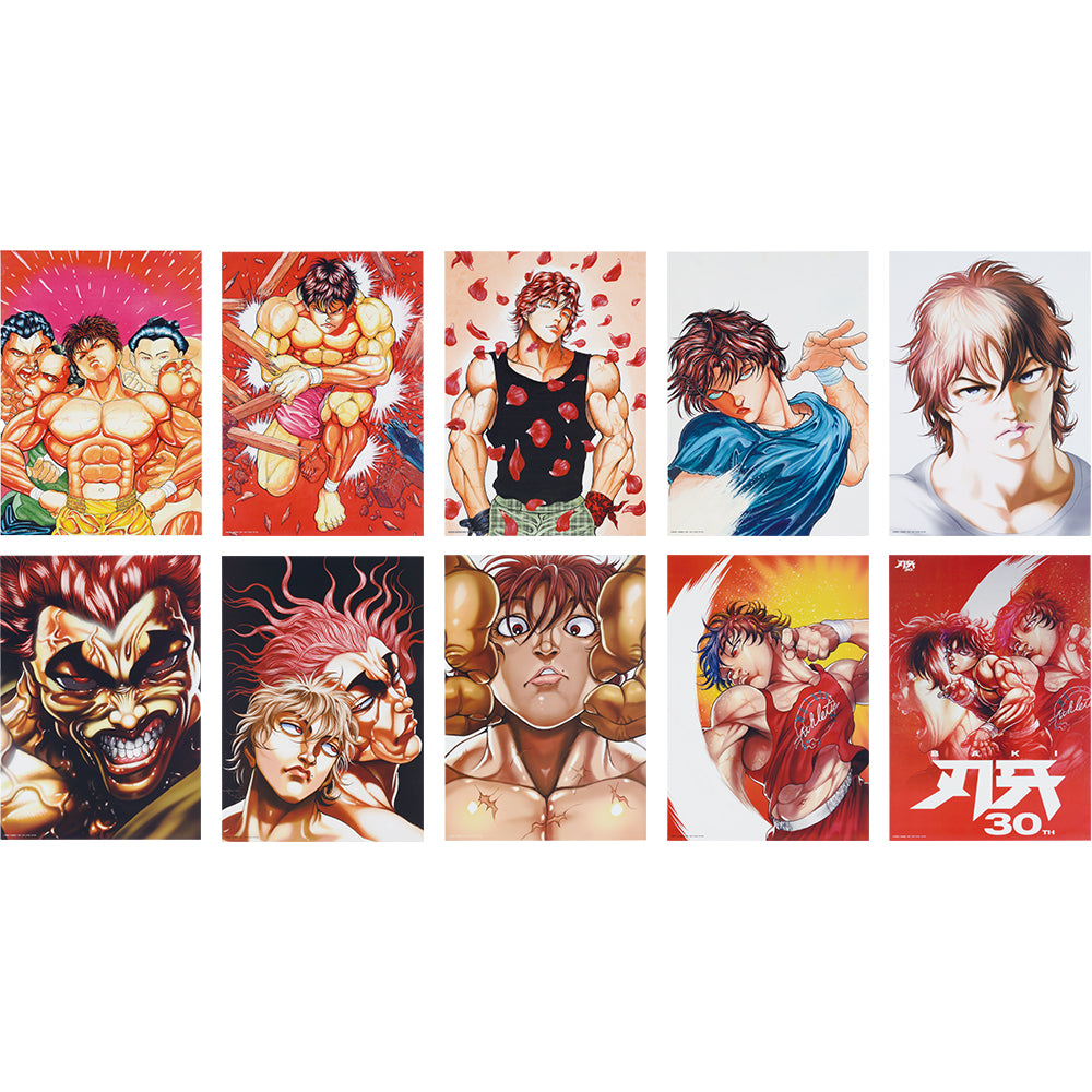 Ichiban Kuji Baki Prize E Clear Poster Collection - Mandorama