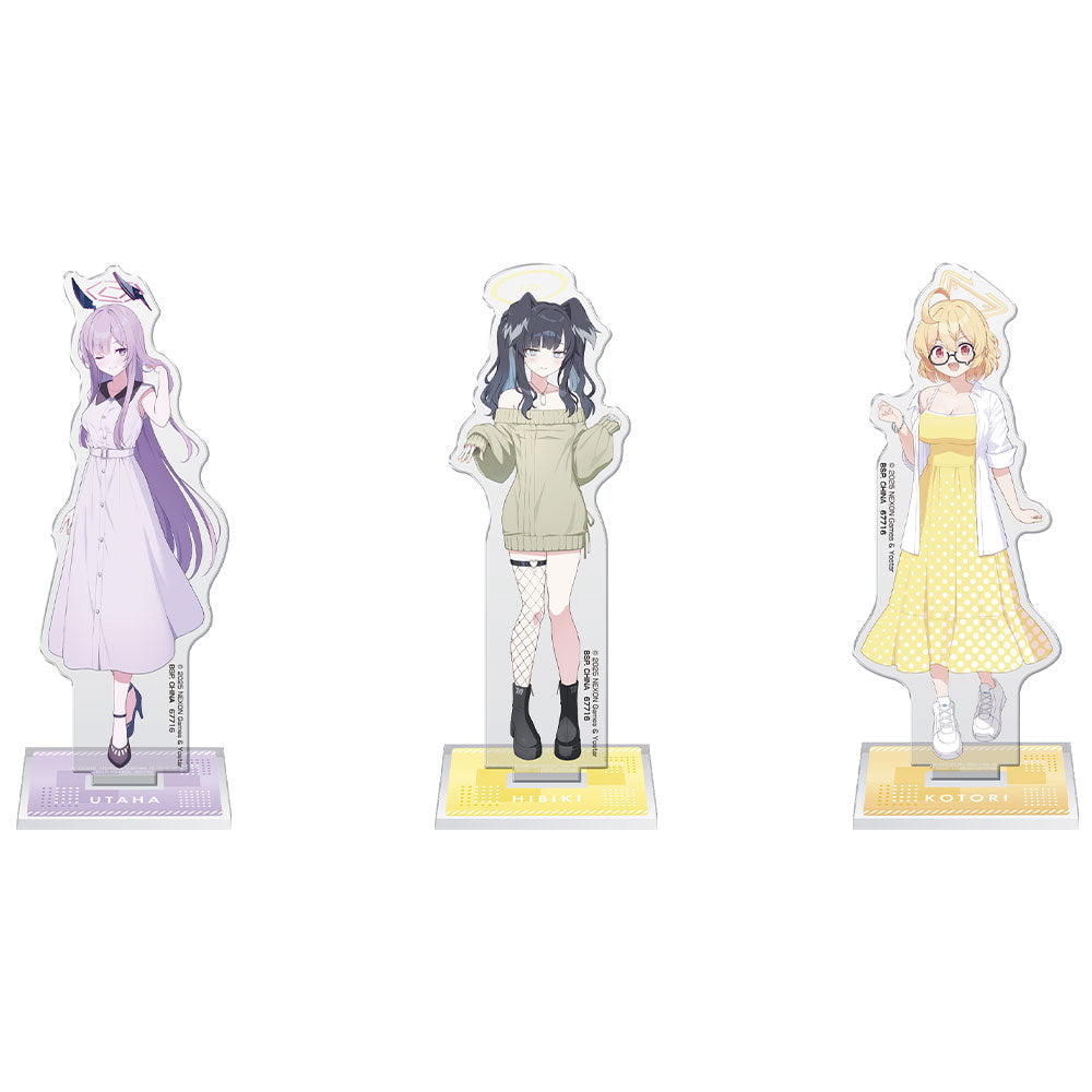 Ichiban Kuji Blue Archive Prize J Acrylic Stand Engineer Department and Millennium Science School - Mandorama