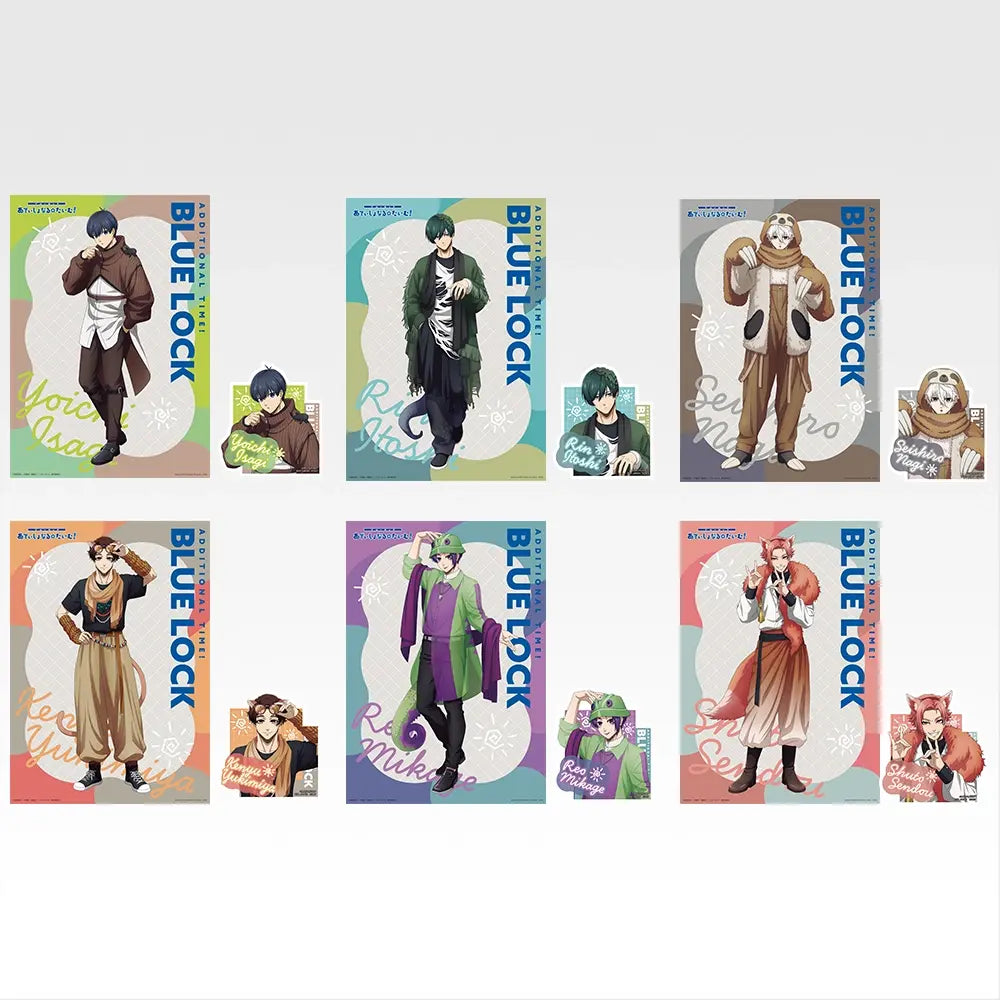 Ichiban Kuji Blue Lock Prize I Clear Poster & Sticker Set - Mandorama