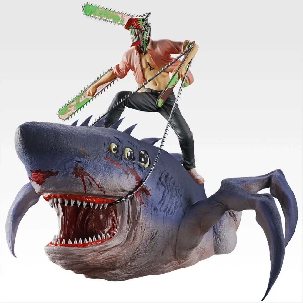 Ichiban Kuji Chainsaw Man Last One Prize Chainsaw Man & Beam MEGAIMPACT Figure Special Color Ver. - Mandorama