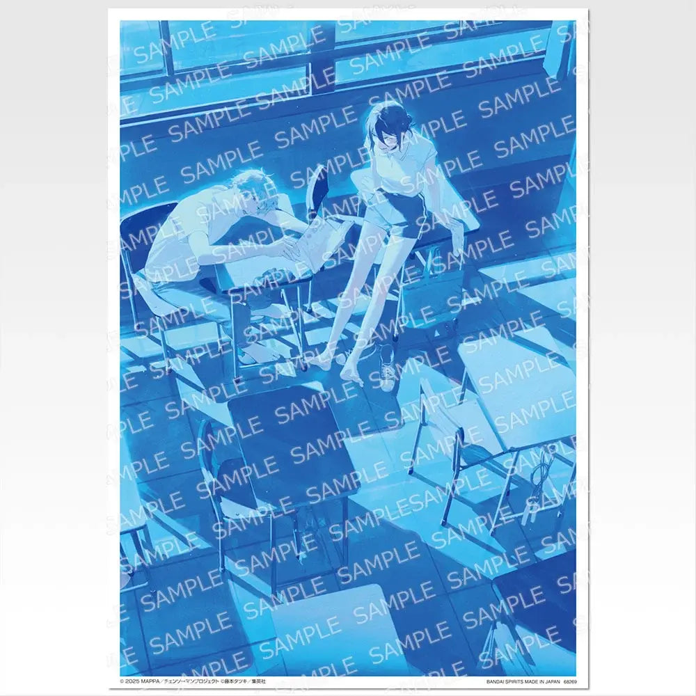 Ichiban Kuji Chainsaw Man Prize D Original Illustration Visual Board ~Denji & Reze~ - Mandorama [src:https://assets.1kuji.com/uploads/product_item/image/106947/01af2320-8b3d-47b2-9d8a-510ebb5cd290.webp]