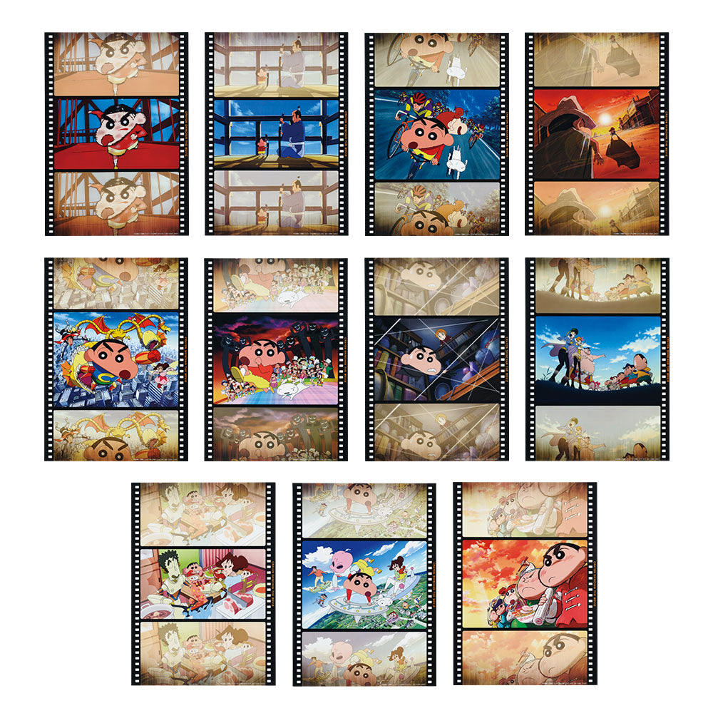 Ichiban Kuji Crayon Shin-chan the Movie: Nostalgic Cinemas Prize G Clear Poster Set - Mandorama