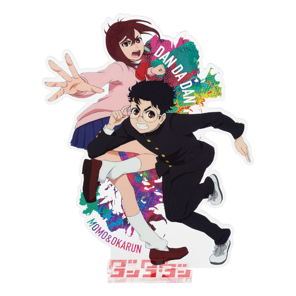Ichiban Kuji Dandadan Prize D Momo & Occult Man Big Acrylic Stand - Mandorama