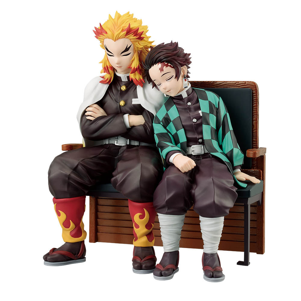 Ichiban Kuji Demon Slayer: Kimetsu no Yaiba Last One Prize Tanjiro Kamado & Rengoku Kyojuro Revible Moment Figure ~Last One Ver.~ - Mandorama