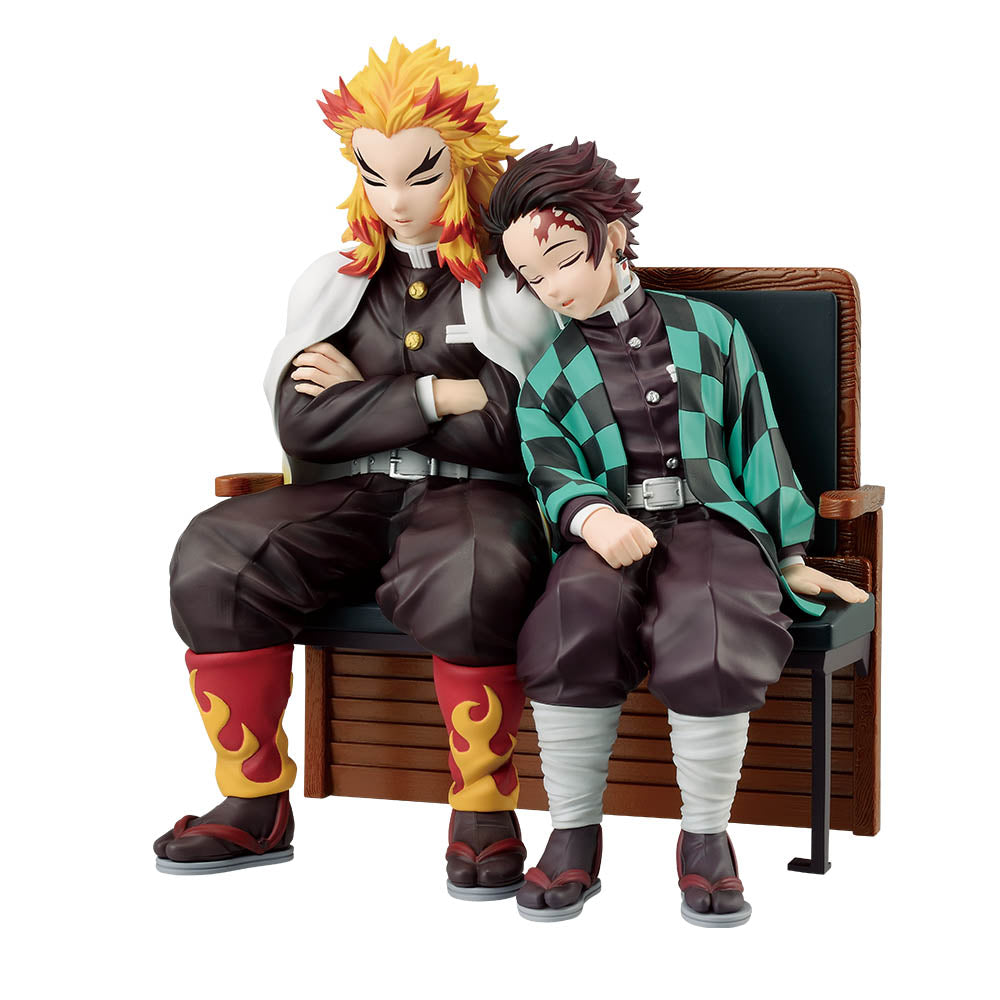 Ichiban Kuji Demon Slayer: Kimetsu no Yaiba Prize B Tanjiro Kamado & Rengoku Kyojuro Revible Moment Figure - Mandorama