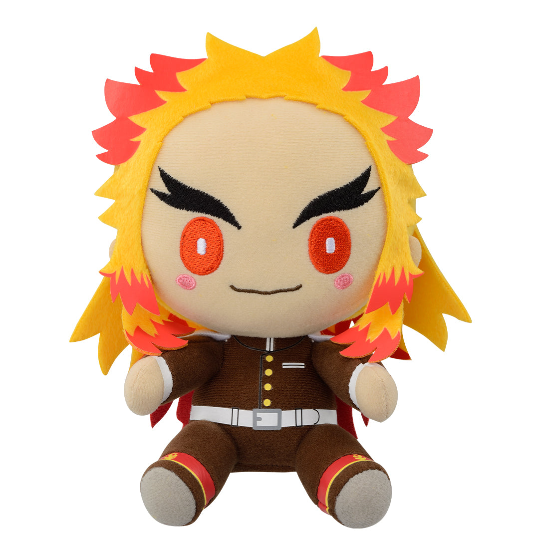 Ichiban Kuji Demon Slayer: Kimetsu no Yaiba Prize E Rengoku Kyojuro Choco Noko Plush Toy - Mandorama