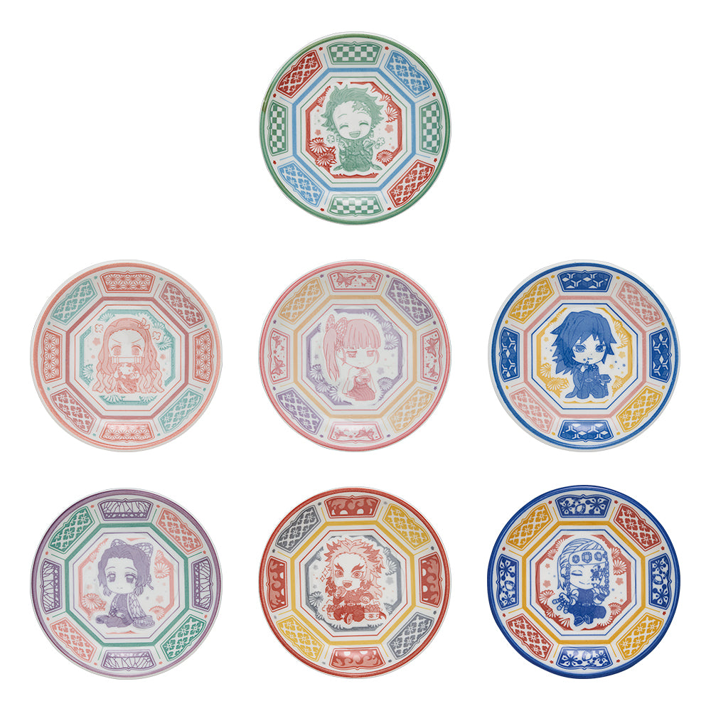 Ichiban Kuji Demon Slayer: Kimetsu no Yaiba Prize F Kyun Character Small Plate - Mandorama