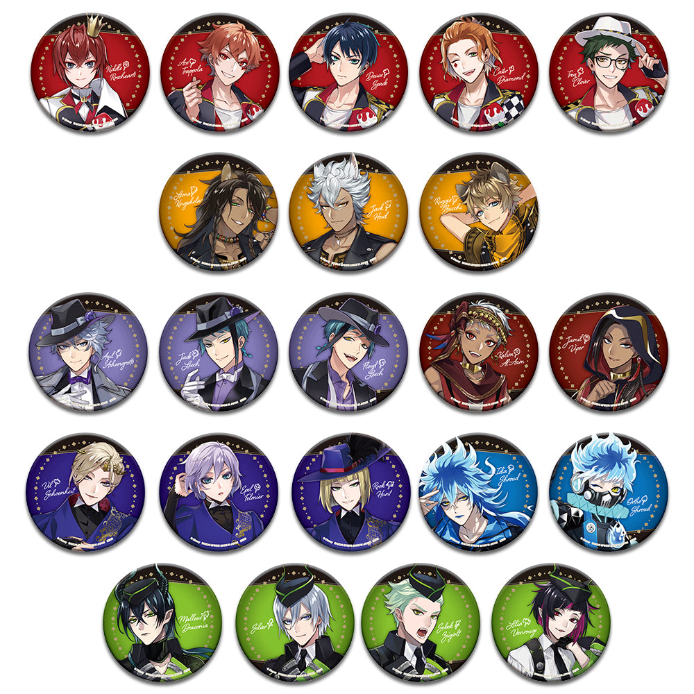 Ichiban Kuji Disney Twisted-Wonderland Prize H Can Badge Set - Mandorama
