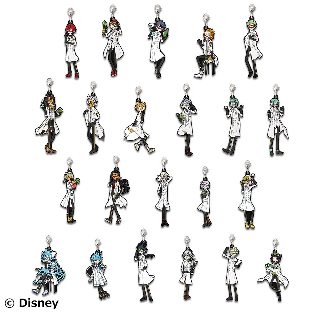Ichiban Kuji Disney Twisted-Wonderland Prize J Rubber Charm Set ~Lab Coat Ver.~ - Mandorama