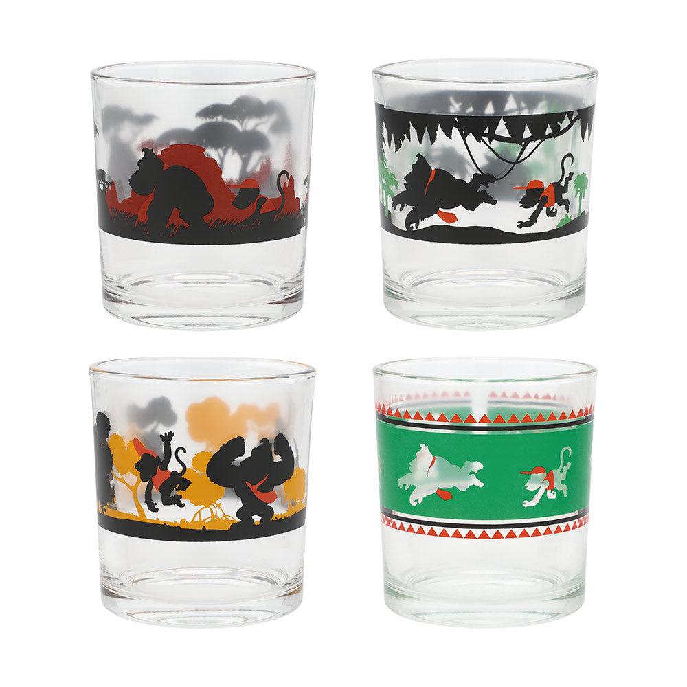 Ichiban Kuji Donkey Kong Prize E Silhouette Glass Collection - Mandorama