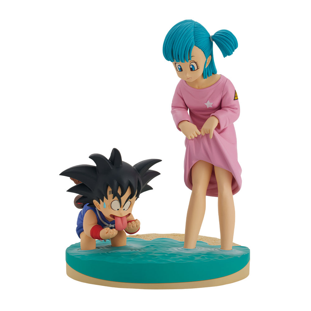 Ichiban Kuji Dragon Ball Last One Prize Son Goku & Bulma Revible Moment Figure - Mandorama