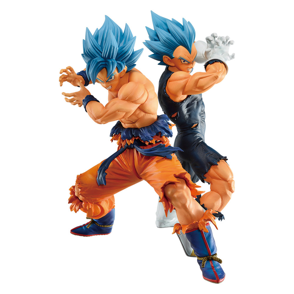 Ichiban Kuji Dragon Ball Prize A Super Saiyan God Super Saiyan Goku & Vegeta Figure - Mandorama