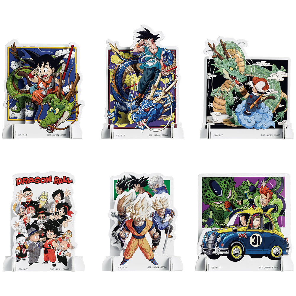 Ichiban Kuji Dragon Ball Prize H Layered Acrylic Stand Set - Mandorama