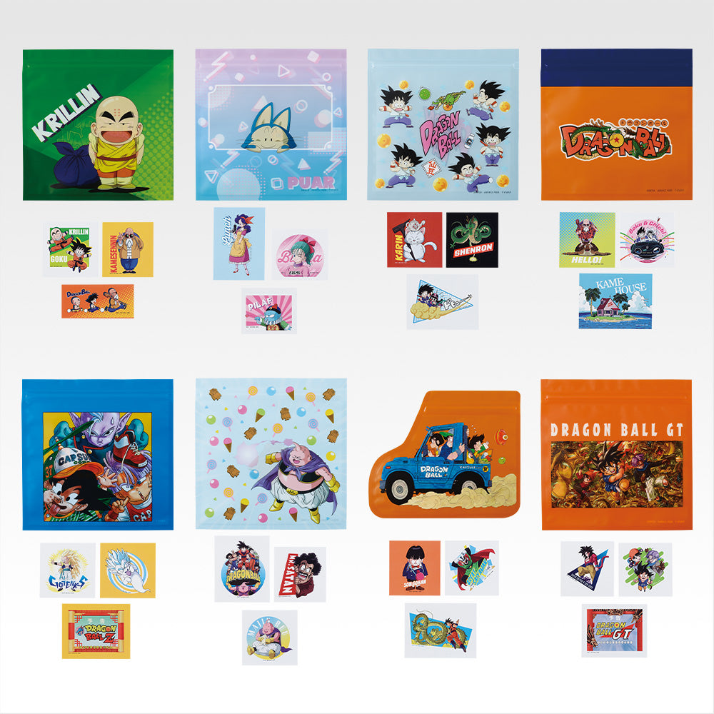 Ichiban Kuji Dragon Ball Prize I Zipper Bag & Sticker Set - Mandorama