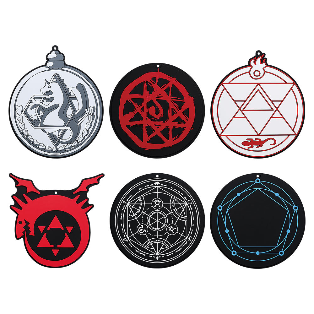 Ichiban Kuji Fullmetal Alchemist Prize F Rubber Coaster Set - Mandorama