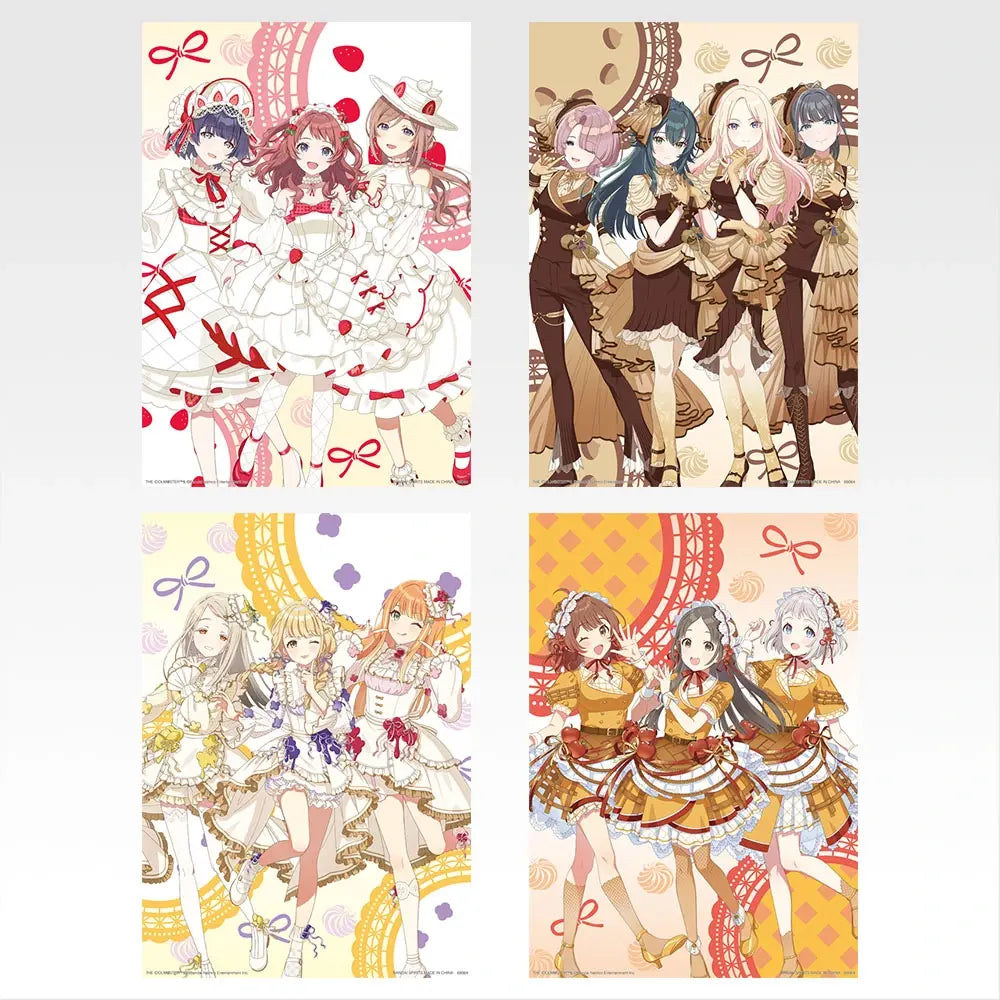 Ichiban Kuji Gakuen iDOLM@STER Prize E Original Illustration Clear Poster - Mandorama