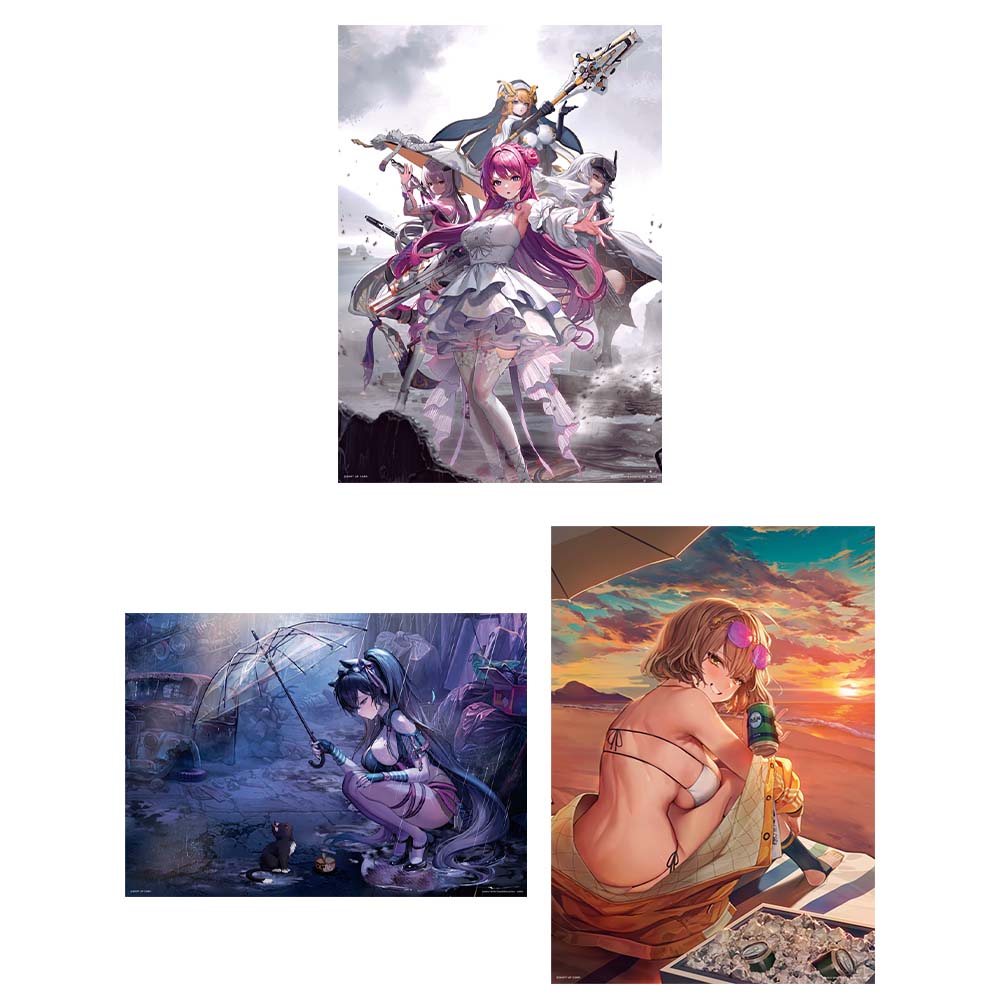 Ichiban Kuji Goddess of Victory: NIKKE Prize E Clear Poster - Mandorama