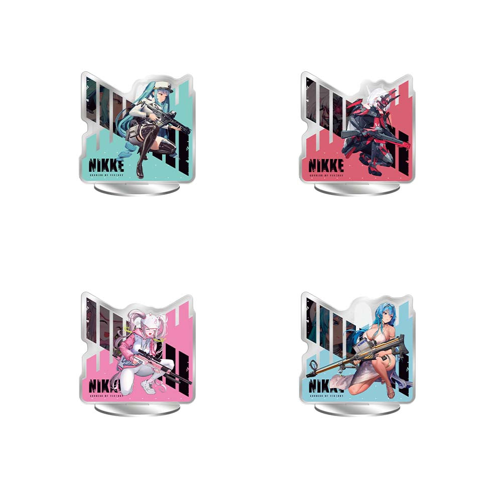 Ichiban Kuji Goddess of Victory: NIKKE Prize I Double-Sided Battle Acrylic Stand THREE - Mandorama