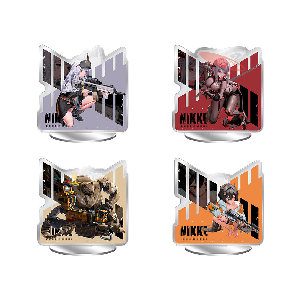 Ichiban Kuji Goddess of Victory: NIKKE Prize J Double-Sided Battle Acrylic Stand THREE - Mandorama