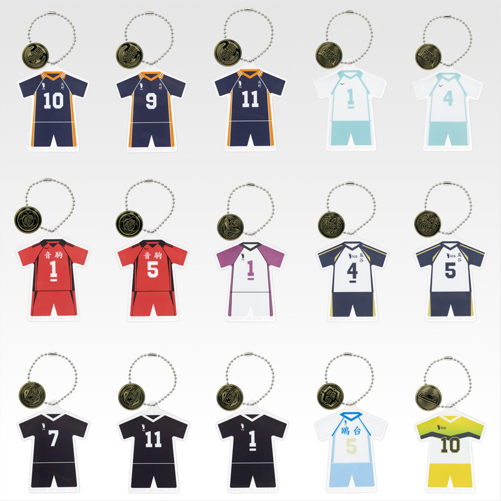 Ichiban Kuji Haikyu!! Prize F School Icon Button Acrylic Charm - Mandorama