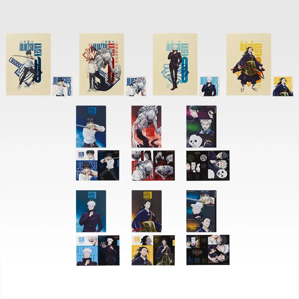 Ichiban Kuji Jujutsu Kaisen Prize E Clear File & Sticker Set - Mandorama