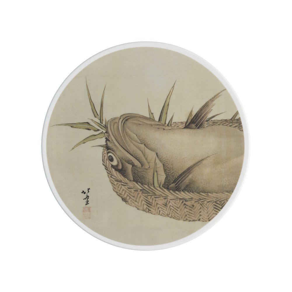 Ichiban Kuji Katsushika Hokusai Prize C Katsushika Hokusai Brushwork Painting Flat Plate - Mandorama