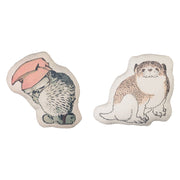 Ichiban Kuji Katsushika Hokusai Prize D Hokusai Manga Animal Mini Cushion - Mandorama