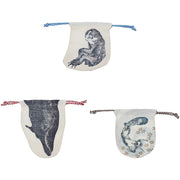 Ichiban Kuji Katsushika Hokusai Prize E Hokusai Manga Drawstring Pouch - Mandorama