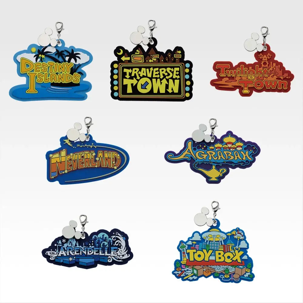Ichiban Kuji Kingdom Hearts Prize F World Logo Rubber Charm - Mandorama [src:https://assets.1kuji.com/uploads/product_item/image/106715/8b030a1f-9bcf-44ba-ac9a-bbff17f1cb83.webp]