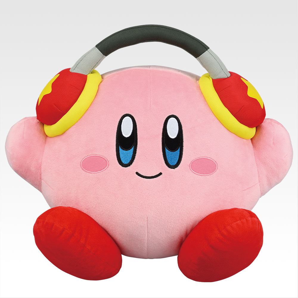 Ichiban Kuji Kirby Prize A Cheerful Kirby Plush with Headphones - Mandorama