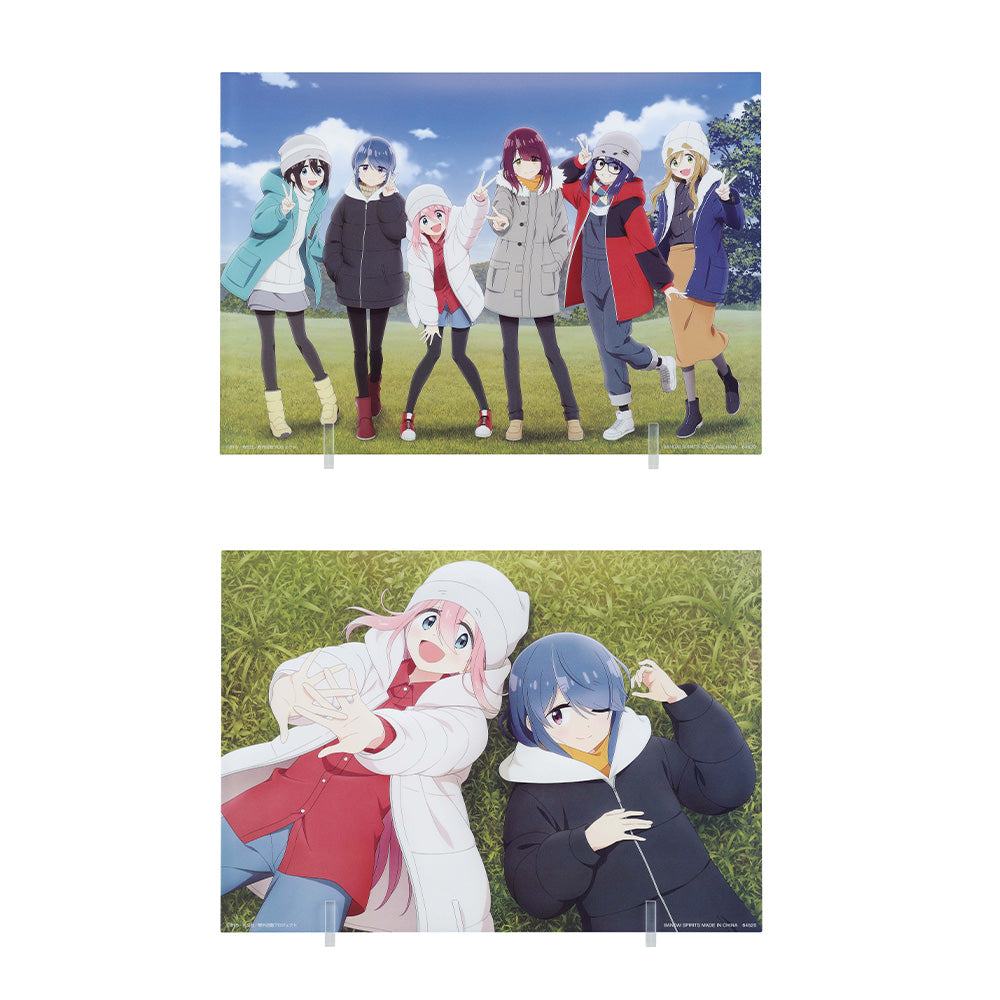 Ichiban Kuji Laid-Back Camp Prize C Acrylic Board - Mandorama