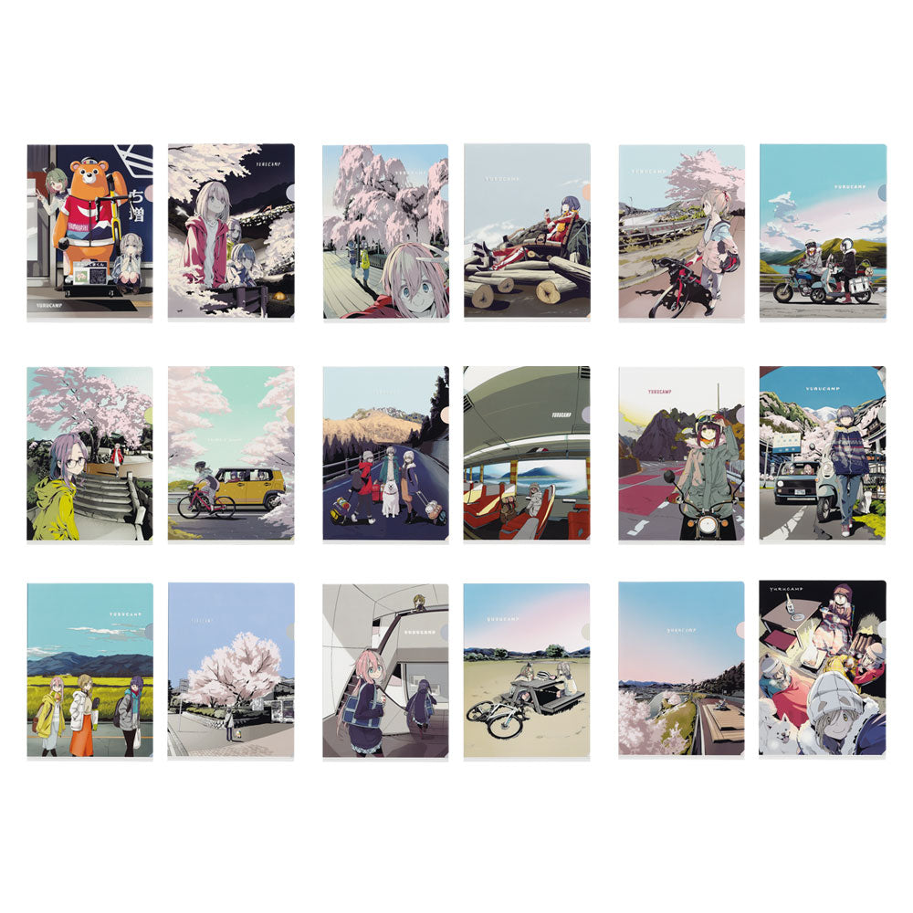 Ichiban Kuji Laid-Back Camp Prize F Clear File Set - Mandorama
