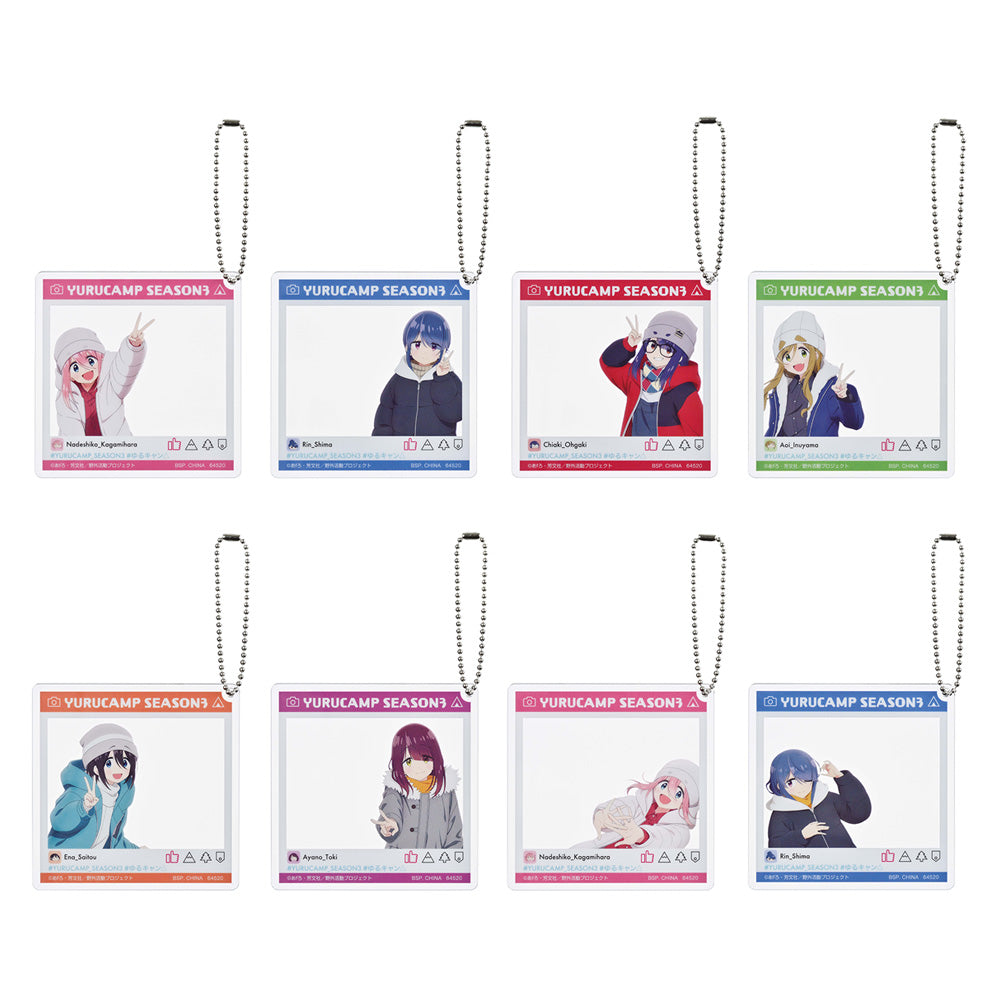 Ichiban Kuji Laid-Back Camp Prize H SNS-style Acrylic Charm - Mandorama