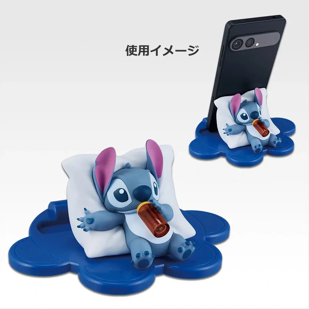 Ichiban Kuji Lilo & Stitch Prize C Break Time Phone Stand - Mandorama