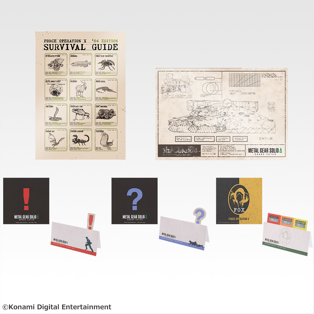 Ichiban Kuji Metal Gear Solid Δ: Snake Eater Prize F Stationery Set - Mandorama