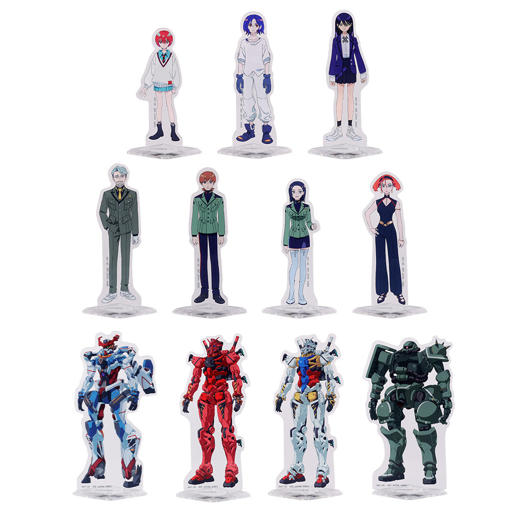 Ichiban Kuji Mobile Suit Gundam GQuuuuuuX Prize D Acrylic Stand Set - Mandorama