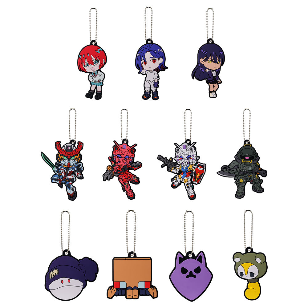 Ichiban Kuji Mobile Suit Gundam GQuuuuuuX Prize E Rubber Charm - Mandorama