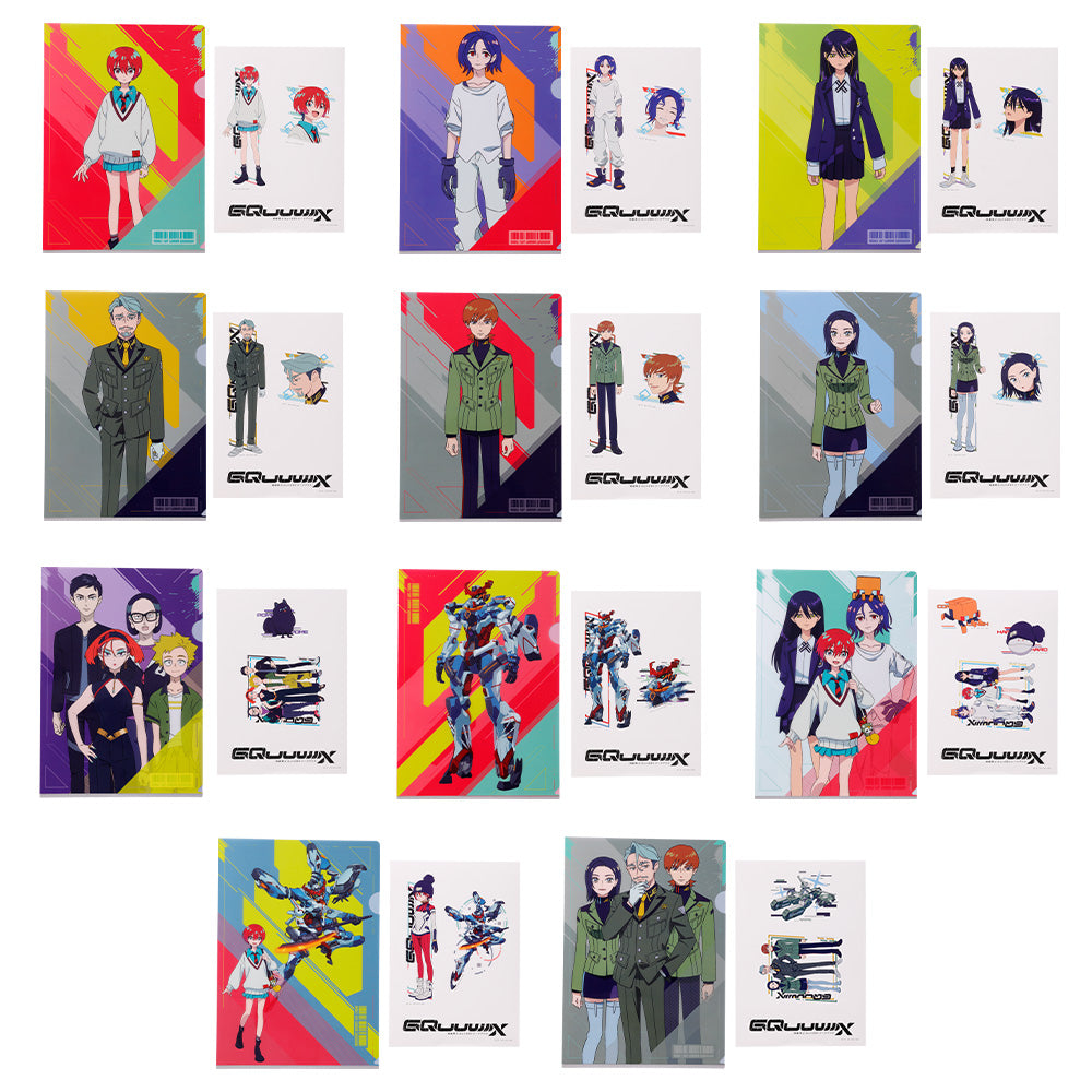 Ichiban Kuji Mobile Suit Gundam GQuuuuuuX Prize F Clear File & Sticker Set - Mandorama