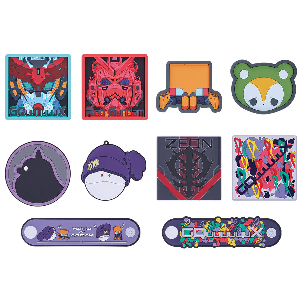 Ichiban Kuji Mobile Suit Gundam GQuuuuuuX Prize F Rubber Assortment - Mandorama