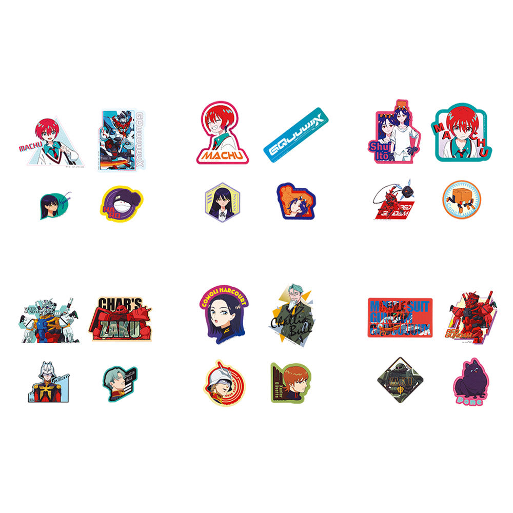 Ichiban Kuji Mobile Suit Gundam GQuuuuuuX Prize G Die-Cut Sticker Set - Mandorama