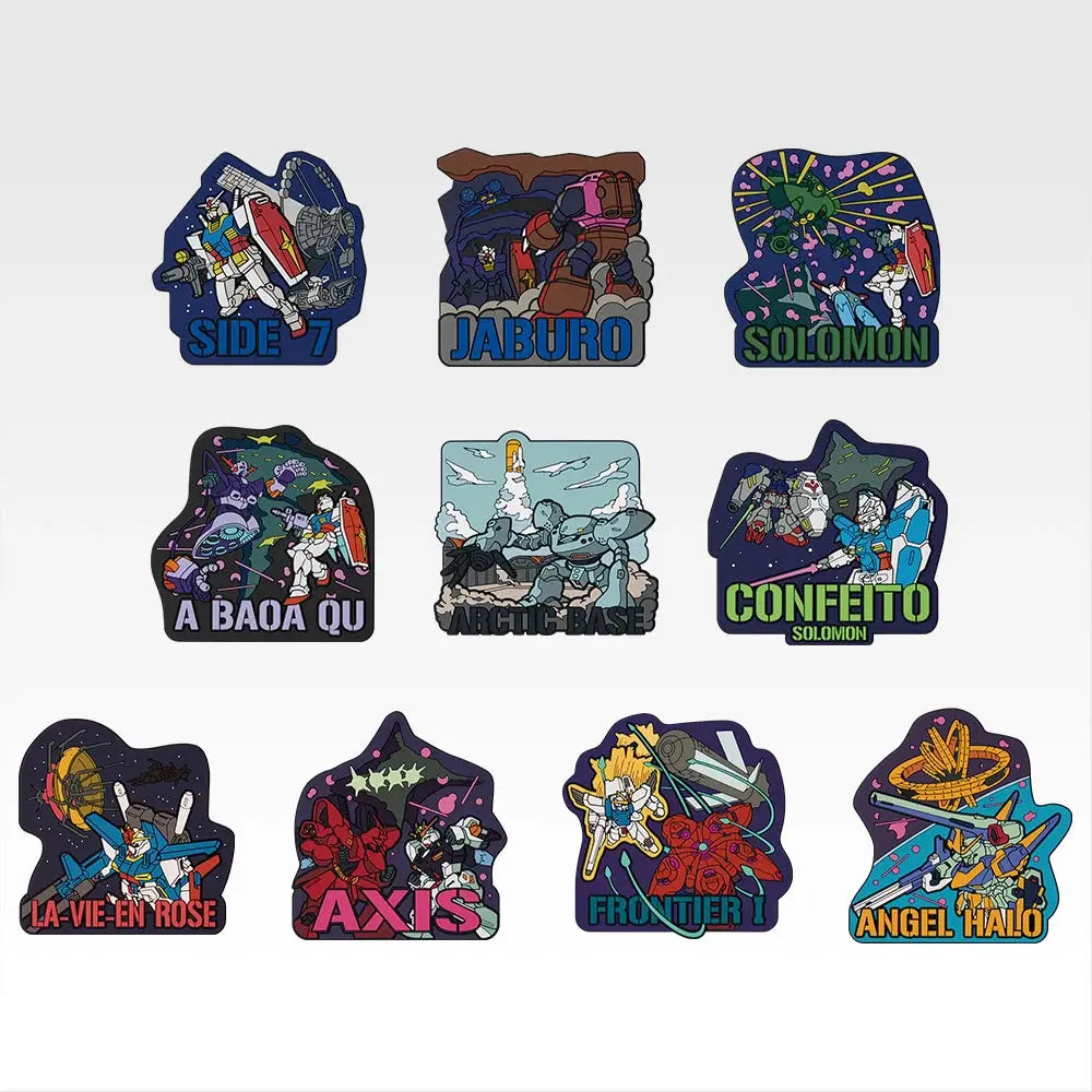 Ichiban Kuji Mobile Suit Gundam Prize E Rubber Magnet - Mandorama