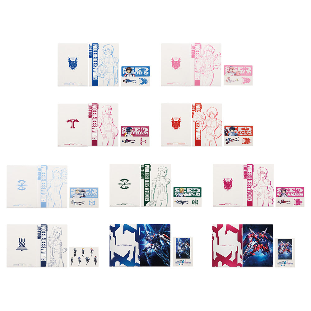 Ichiban Kuji Mobile Suit Gundam SEED FREEDOM Prize G Clear File & Sticker Set - Mandorama