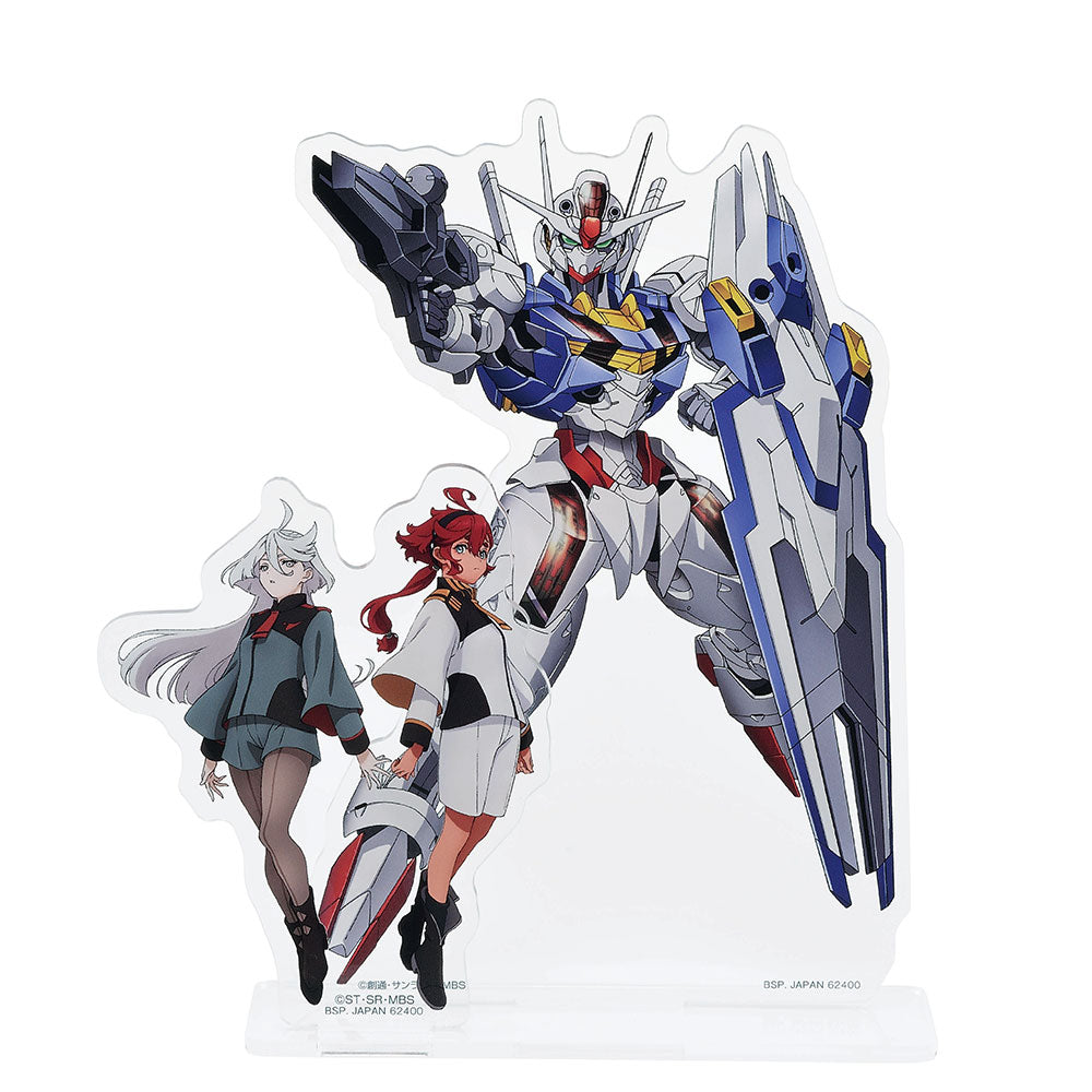 Ichiban Kuji Mobile Suit Gundam: The Witch from Mercury Prize B Suletta Mercury & Miorine Rembran Visual Stand - Mandorama