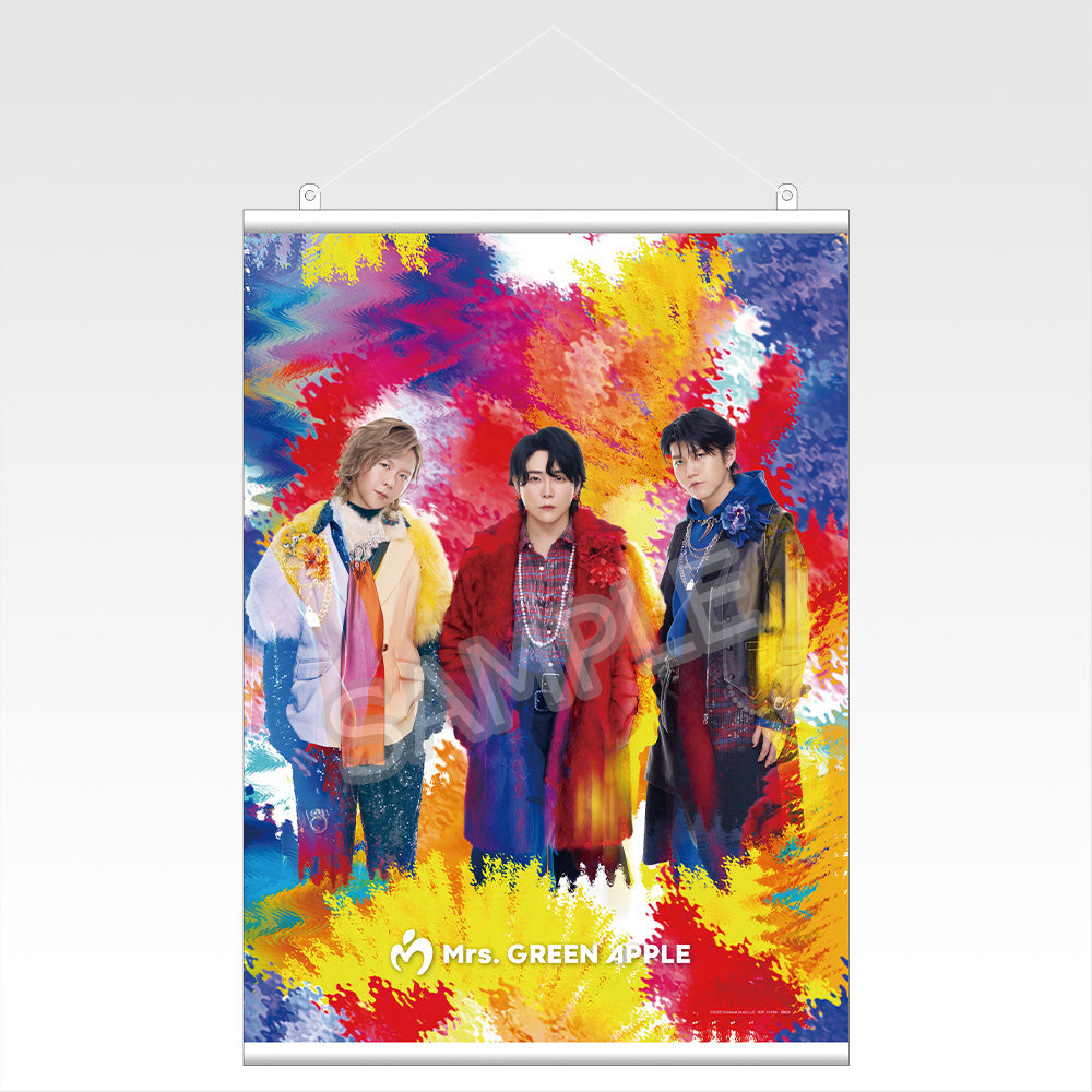 Ichiban Kuji Mrs. GREEN APPLE Prize B Canvas Tapestry - Mandorama